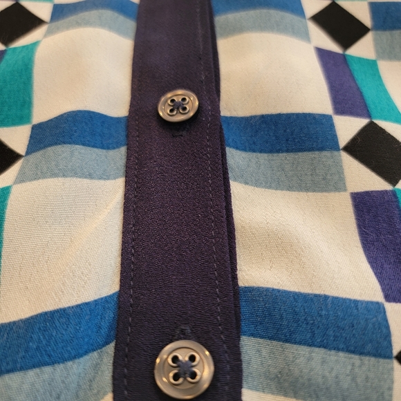 ANTHROPOLOGIE MAEVE PRINTED SHIRT DRESS SZ 4 - Picture 6 of 10